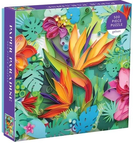 Puzzle GALISON Paradiso di carta 500 pezzi