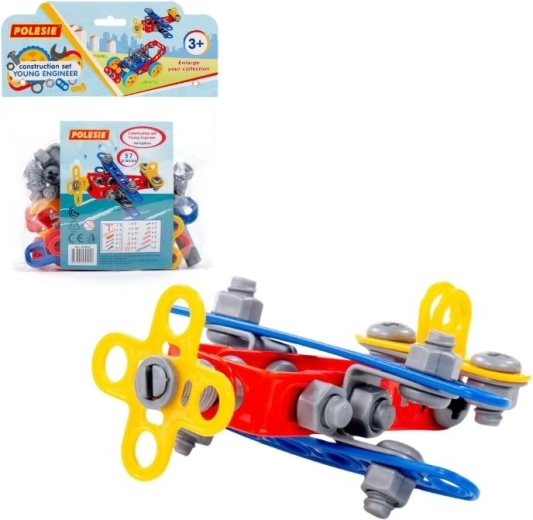 Set da costruzione Giovane Ingegnere – aereo, 57 pezzi