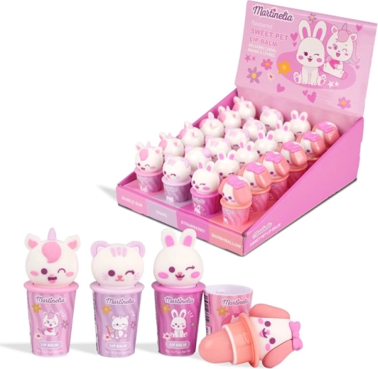 Martinelia balsamo labbra dolce con animaletto - 1 pezzo