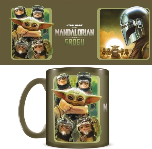 Set regalo Star Wars Mandalorian e Grogu – tazza, sottobicchiere e portachiavi