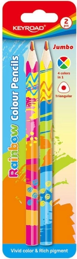 Pastelli KEYROAD Magic jumbo triangolari, 2 pz