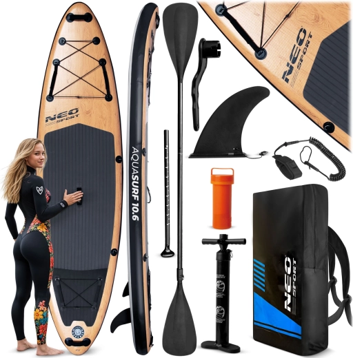 Neo-Sport Aquasurf 10’6 SUP paddleboard gonfiabile 320 × 84 × 15 cm