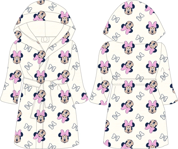 Accappatoio da bambina Disney Minnie Mouse (98–128 cm) - 1 pezzo