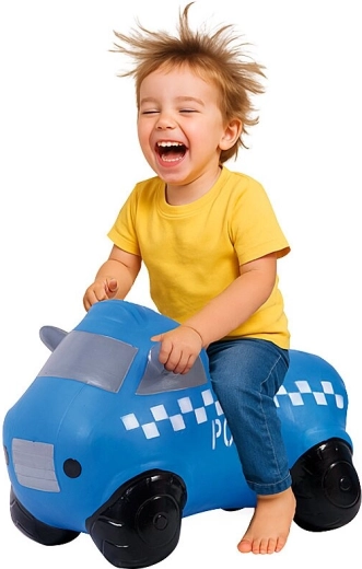 HoppyDoo macchinina saltellante della polizia - 1 pezzo