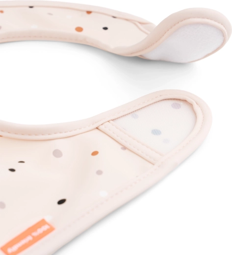 Done by Deer bavaglini con chiusura in velcro Ozzo rosa 2 pz