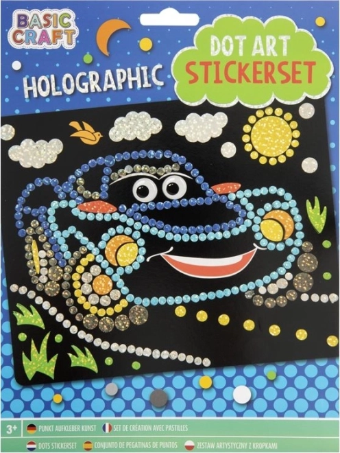 Immagine olografica a mosaico auto 22 × 18 cm