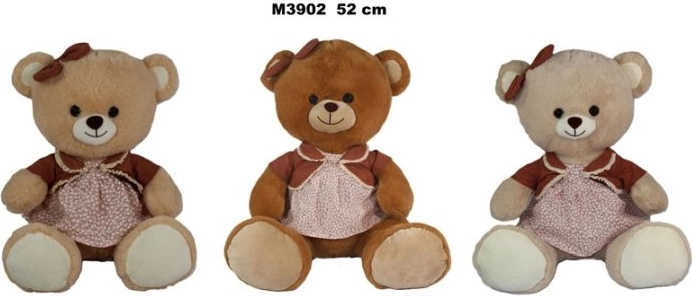 Orsetto di peluche con vestito - 1 pezzo