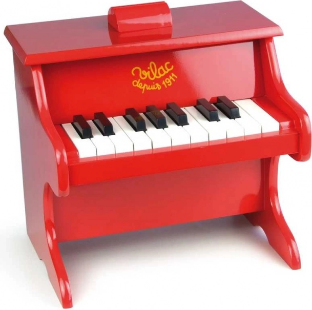 Vilac pianoforte rosso per bambini in legno