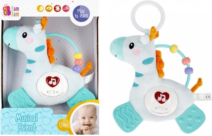 Giraffa musicale 4 in 1 con massaggiagengive