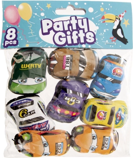 Set di macchinine per bambini assortite, mix 8 pz, 5,5 cm