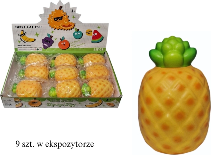 Ananas antistress da schiacciare - 1 pezzo
