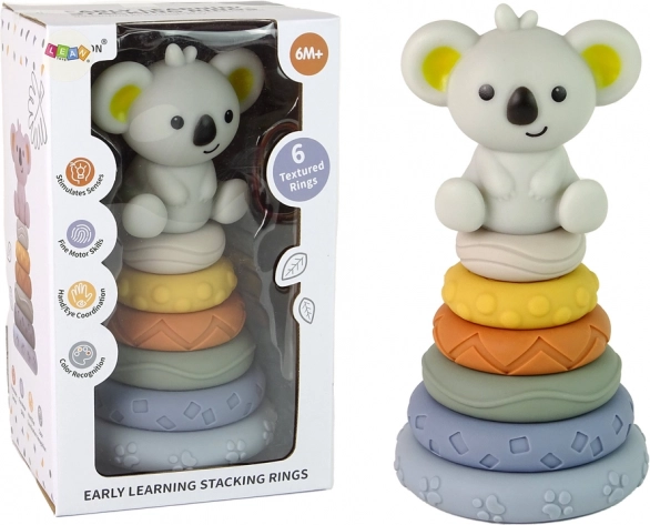 Piramide in silicone con Koala per bambini