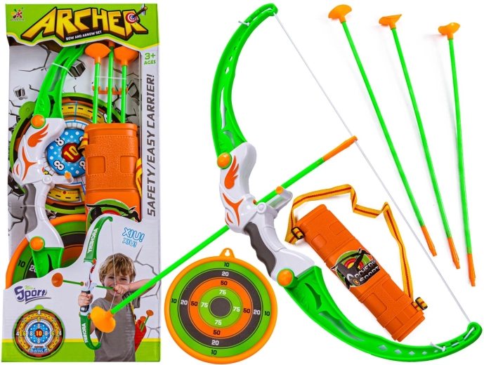 Set di tiro con l’arco per bambini con bersaglio