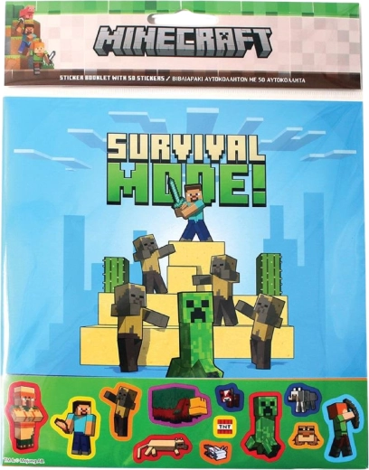 Album di adesivi Minecraft – 50 adesivi