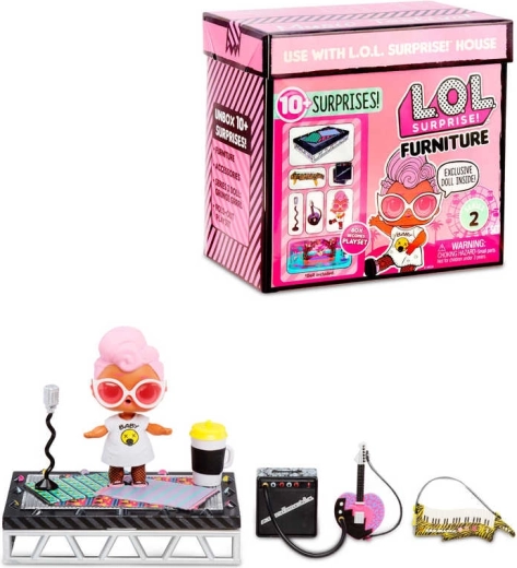 L.O.L. Surprise! Furniture set festival musicale con bambola e accessori - 1 pezzo