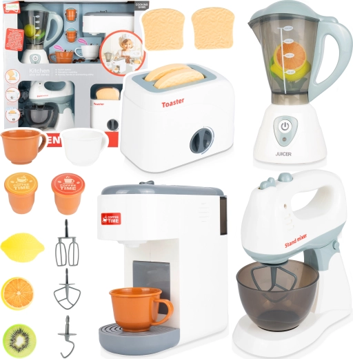 Set giocattolo di piccoli elettrodomestici 4in1 per bambini