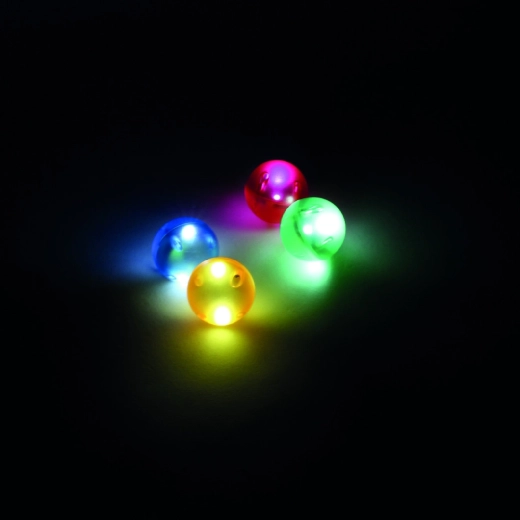 Cleverclixx palline luminose per pista delle biglie Dazzling Lights - 4 pezzi