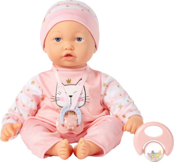 Neonato con mimica mobile 40 cm