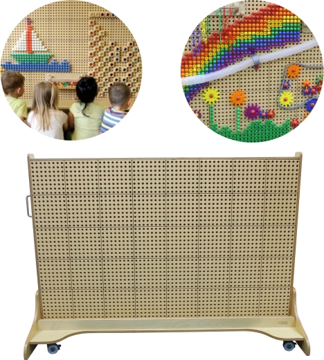 MASTERKIDZ Tavola educativa STEM creativa autoportante 166 × 125 cm