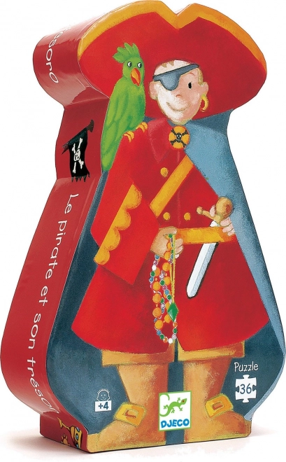 DJECO Puzzle Pirata 36 pezzi