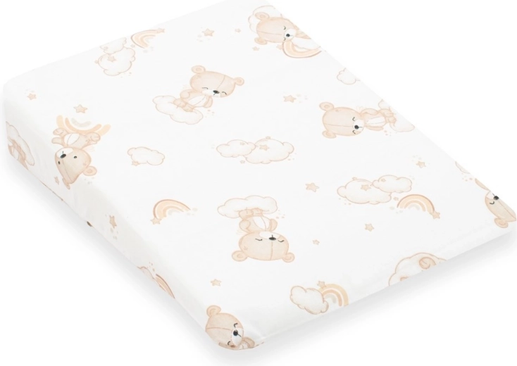 Fodera per cuscino bambino – cuneo New Baby BASIC 30×37 cm, orsetto beige
