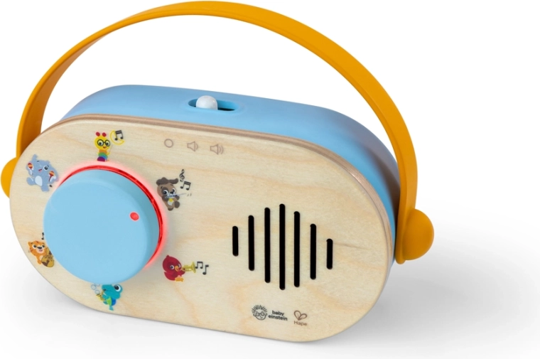 Radio musicale per neonati Discovery Radio di BABY EINSTEIN e HAPE, 6m+