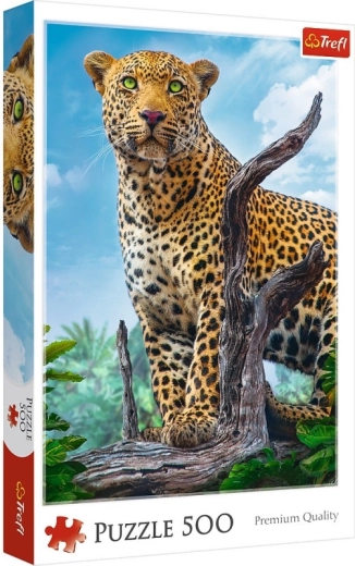 Puzzle 500 pezzi - Leopardo selvatico