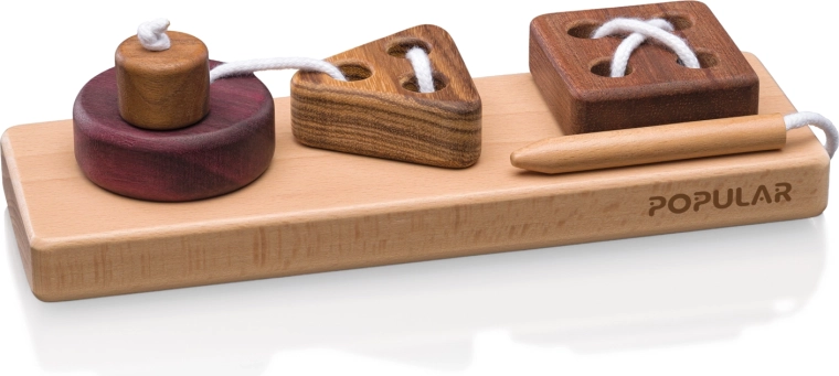 Forme da cucire – gioco di infilatura in legno