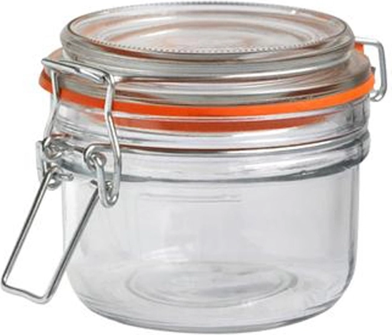Vasetto in vetro con chiusura ermetica TORO 200 ml