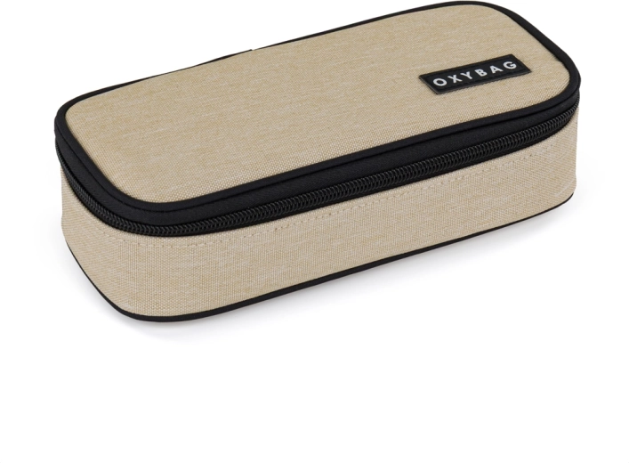 Astuccio scolastico OXYBAG a scomparti Comfort Unicolor Mocca