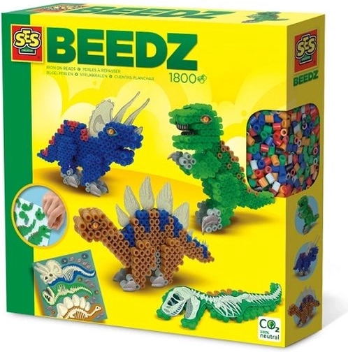 Ses Creative Beedz perline da stirare dinosauri 3D