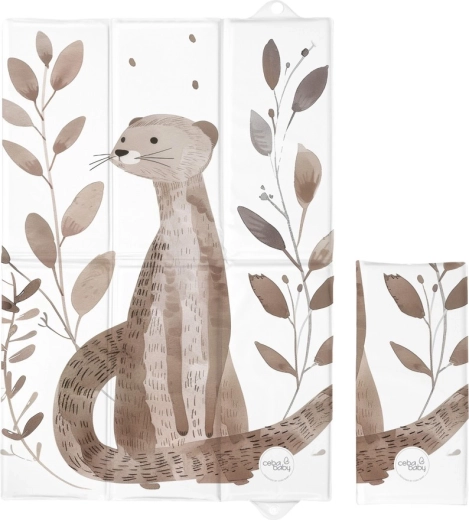 Ceba Baby materassino fasciatoio da viaggio Basic Clever Otter 60 × 40 cm