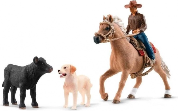 Set di figure Cowboy Schleich Farm World