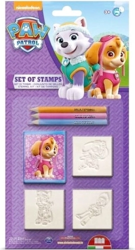 Multiprint Paw Patrol timbri per bambine – set da 3 pezzi
