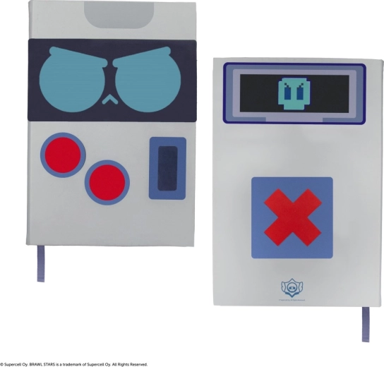 Brawl Stars copertina rigida per quaderno 8‑bit