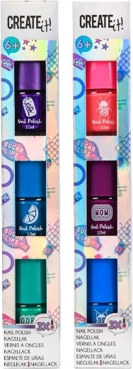 Create It! smalto per unghie – set di 3 tonalità con effetto olografico