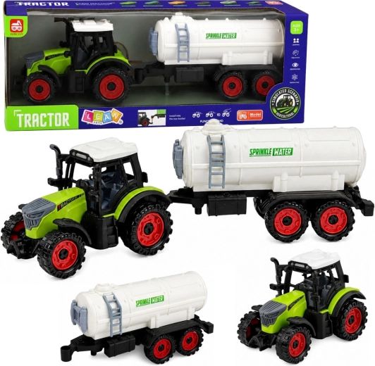 Trattore agricolo per bambini con cisterna a frizione 34 cm