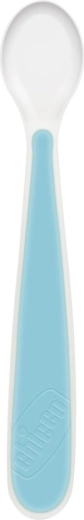Cucchiaini in silicone Chicco 2 pz blu 6m+