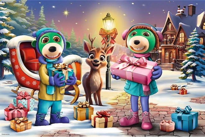 Puzzle TREFLÍCI Tempo invernale MAXI 24 pezzi