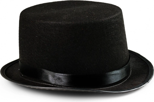 Cilindro nero elegante per adulti