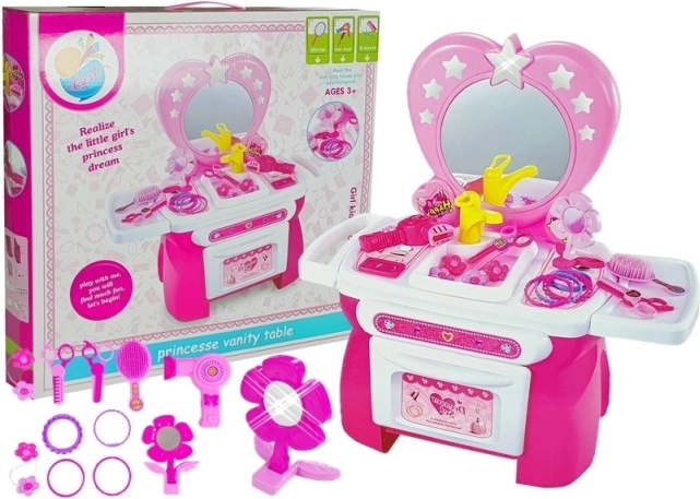 Toeletta per bambini con accessori abbellimento