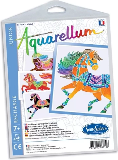 Sentosphere set di immagini per acquerello junior cavalli