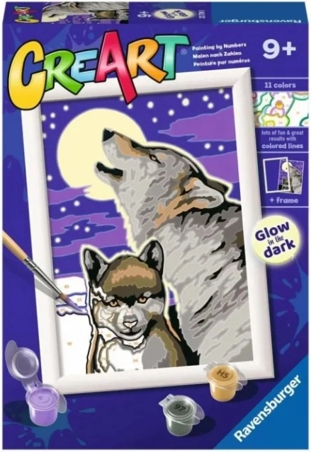 CreArt Mystical Wolves – pittura secondo i numeri