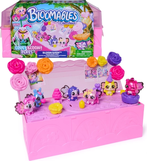 Hatchimals Bloomables Bloom Bash set di 6 figurine con accessori