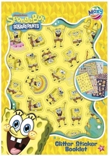 Album di adesivi SpongeBob – adesivi glitterati (8 fogli)
