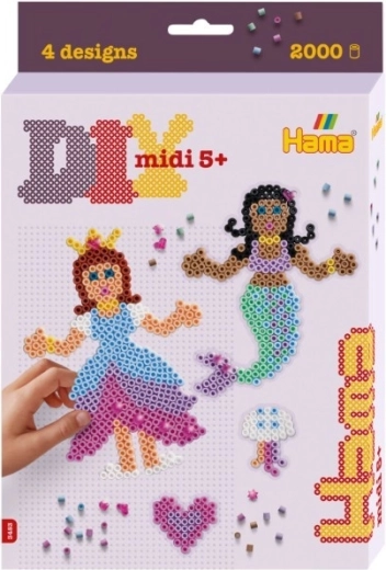 Hama set sospeso di perline – Principessa e Sirena