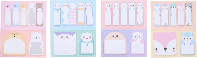 Blocco adesivo con animali