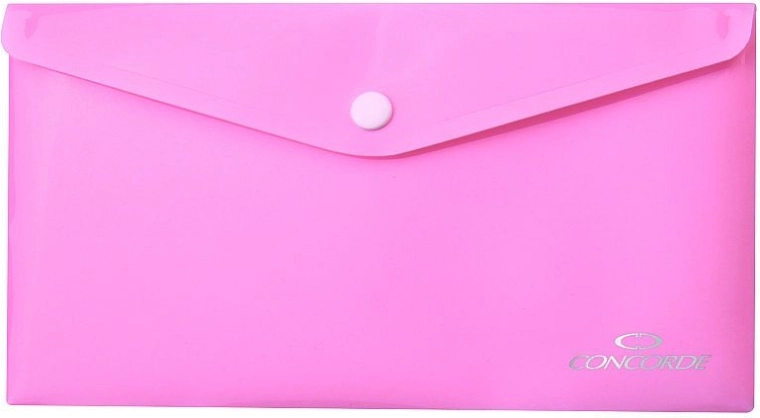 Cartelline con bottone DL pastello rosa CONCORDE