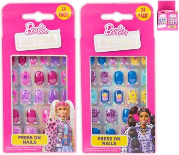 Set di unghie adesive BARBIE per bambini