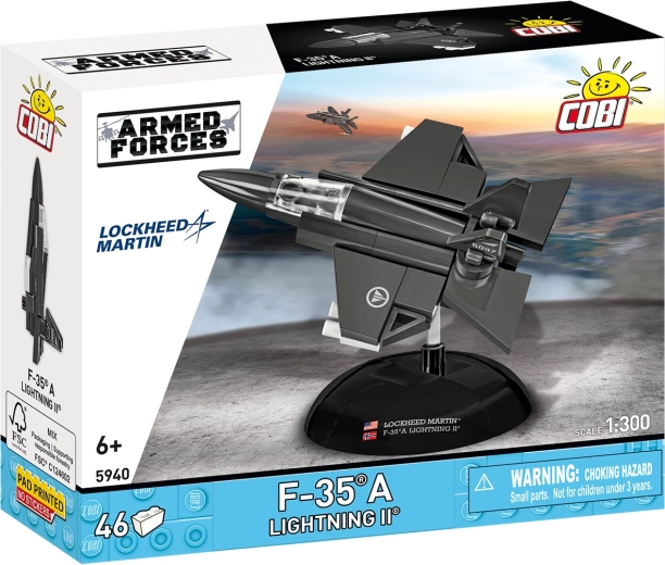 Cobi Armed Forces F-35A Lightning II aviazione norvegese 1:300 (46 pezzi)